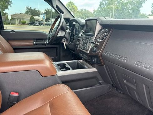 Used 2016 Ford F350 Platinum w/ Platinum Package AWD/4WD image 12