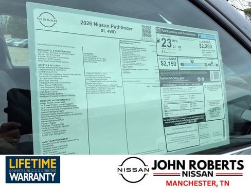 New 2026 Nissan Pathfinder SL image 19