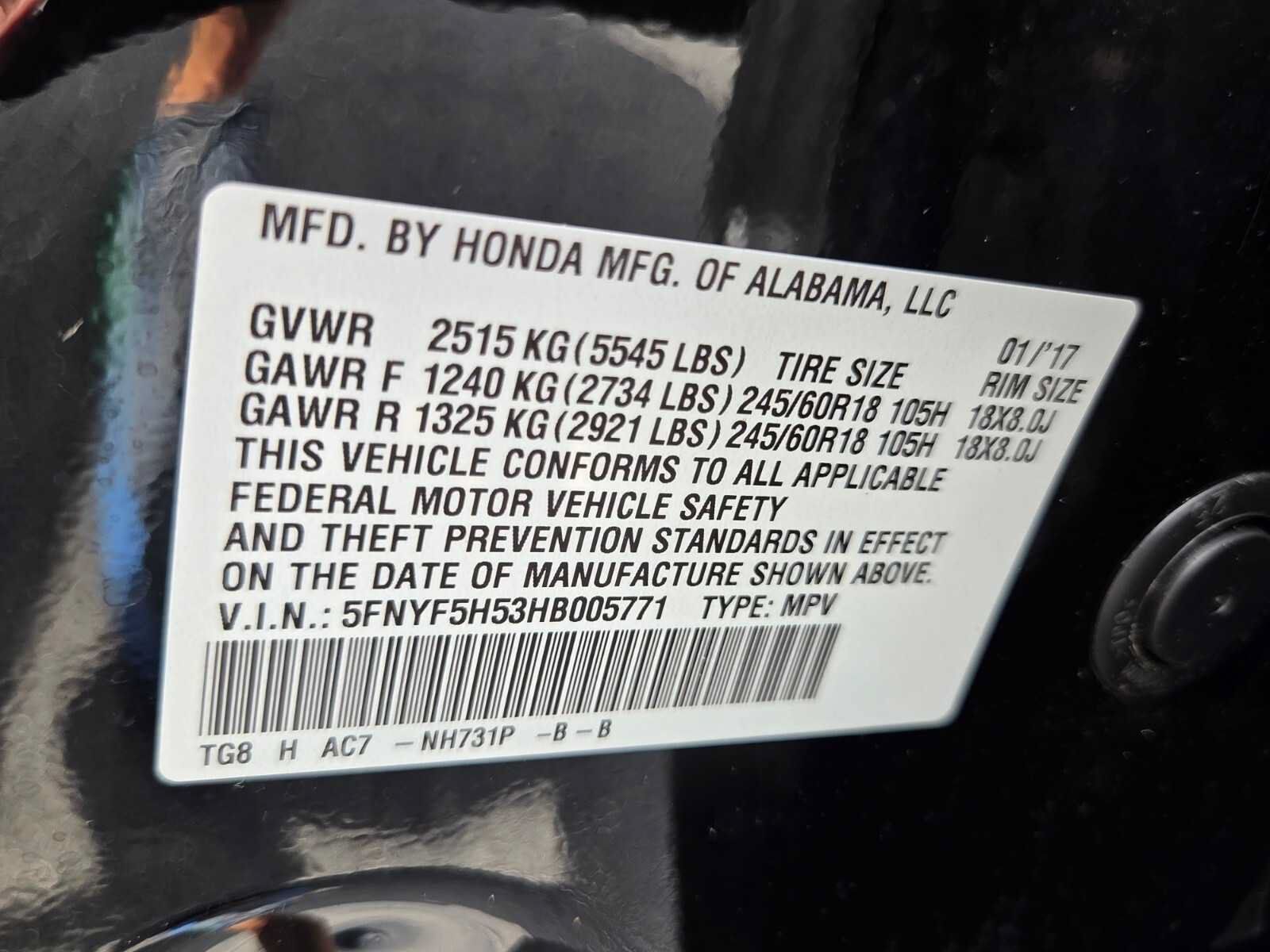 Used 2017 Honda Pilot EX-L image 21