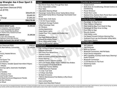 Used 2024 Jeep Wrangler Unlimited w/ Convenience Group AWD/4WD image 2