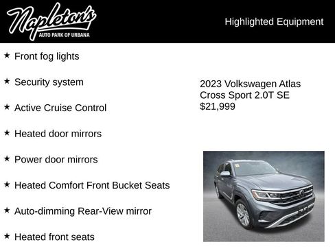 Used 2023 Volkswagen Atlas Cross Sport SE AWD/4WD image 6