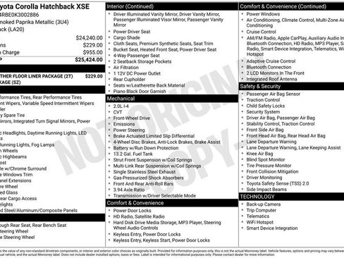 Used 2019 Toyota Corolla XSE image 17