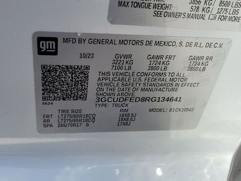 Used 2024 Chevrolet Silverado 1500 LT Trail Boss w/ Convenience Package II AWD/4WD image 35