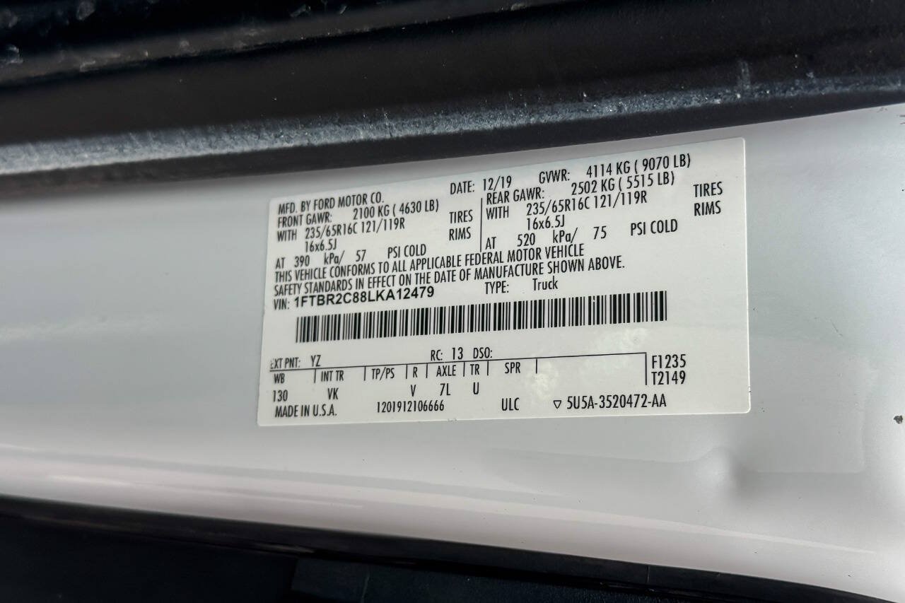Used 2020 Ford Transit 250 Medium Roof AWD w/ Load Area Protection Package image 17
