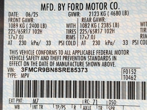 Certified 2025 Ford Bronco Sport Big Bend w/ Convenience Package AWD/4WD image 28
