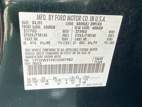Used 2001 Ford F250 Lariat AWD/4WD image 35