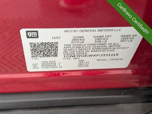 Certified 2023 Chevrolet Traverse LT FWD image 38