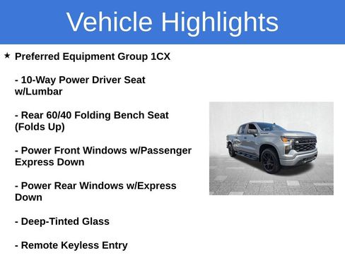 Certified 2024 Chevrolet Silverado 1500 Custom w/ Turbomax Blackout Package RWD image 3