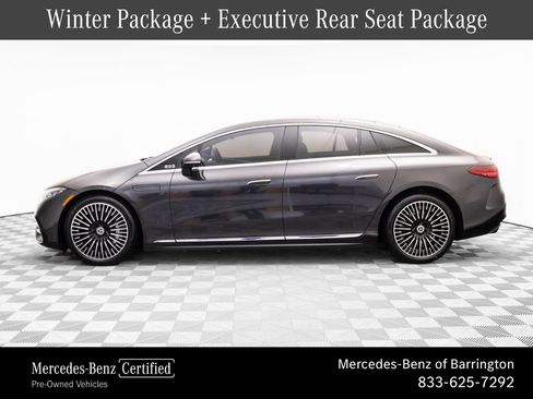Used 2024 Mercedes-Benz EQS 450+ 4MATIC Sedan w/ Executive Rear Seat Package image 2