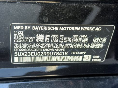 Certified 2024 BMW X5 xDrive40i w/ M Sport Package image 20