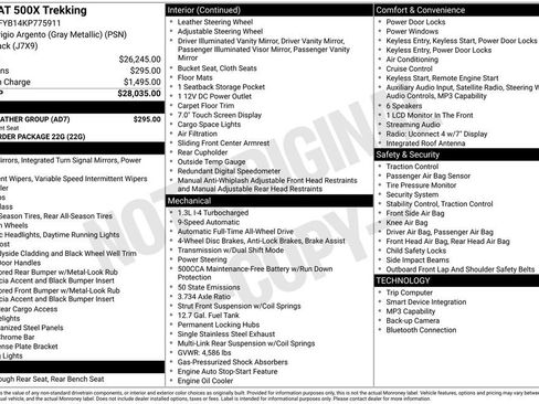 Used 2019 FIAT 500X Trekking w/ Cold Weather Group image 20