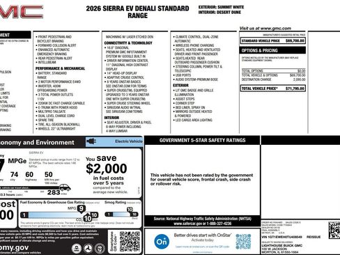Used 2026 GMC Sierra EV Denali image 42