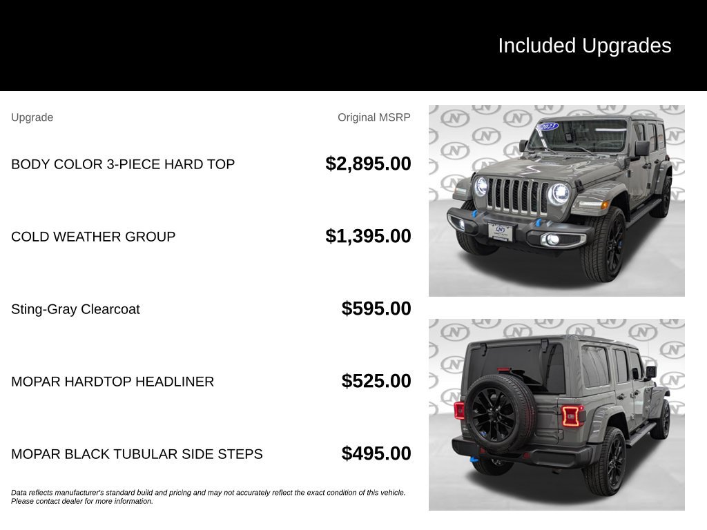 Used 2023 Jeep Wrangler Unlimited Sahara w/ Cold Weather Group AWD/4WD image 3