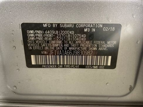 Used 2018 Subaru WRX AWD/4WD image 16