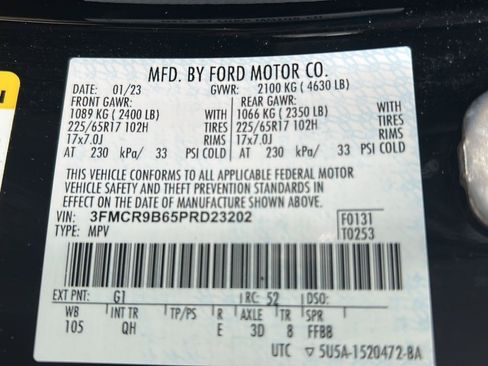 Certified 2023 Ford Bronco Sport Big Bend w/ Convenience Package AWD/4WD image 37