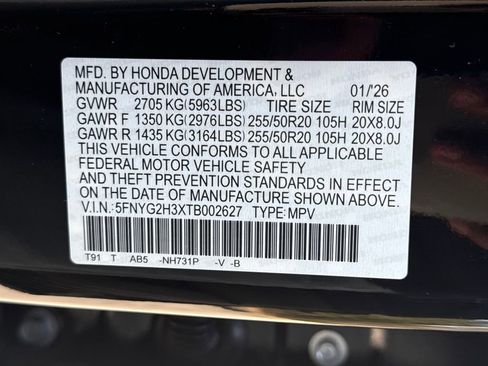 New 2026 Honda Pilot Sport image 28