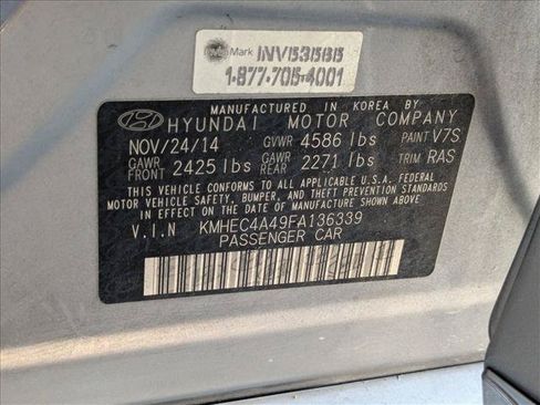 Used 2015 Hyundai Sonata Limited w/ Option Group 02 FWD image 21