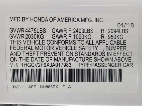 Used 2018 Honda Accord Touring image 33