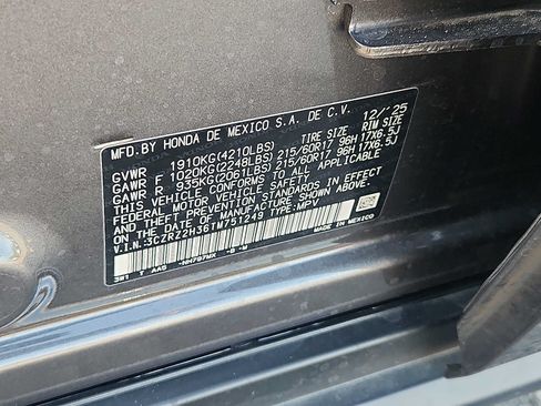 Certified 2026 Honda HR-V LX image 26