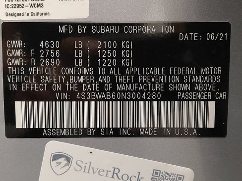 Used 2022 Subaru Legacy AWD/4WD image 33