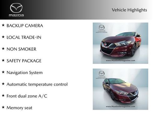Used 2016 Nissan Maxima Platinum FWD image 2