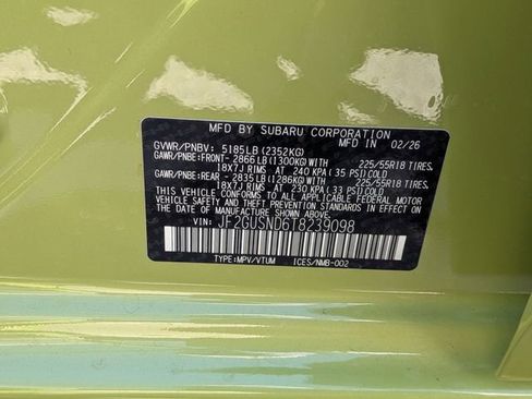 New 2026 Subaru Crosstrek 2.5i Limited AWD/4WD image 39