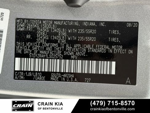 Used 2020 Toyota Highlander Limited image 37