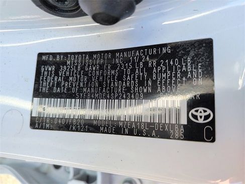 Certified 2025 Toyota Corolla LE image 12