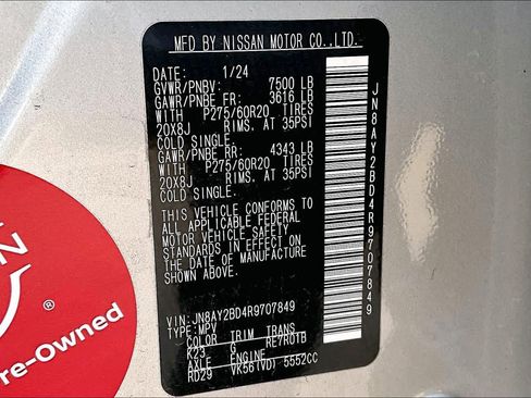 Certified 2024 Nissan Armada SL image 31