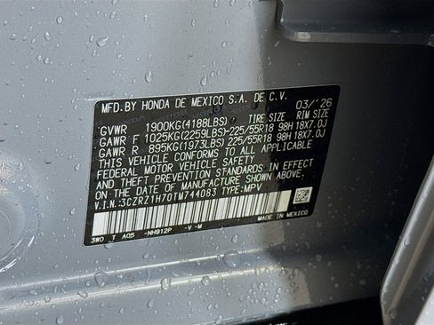 New 2026 Honda HR-V EX-L image 38
