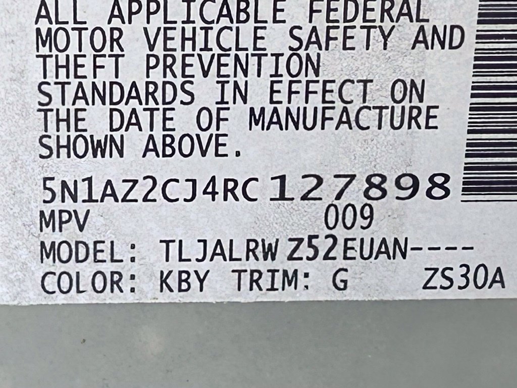 Certified 2024 Nissan Murano SL FWD image 59