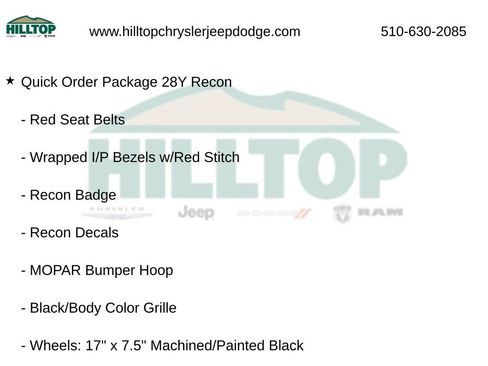 Used 2020 Jeep Wrangler Unlimited Rubicon w/ Quick Order Package 28Y Recon image 10