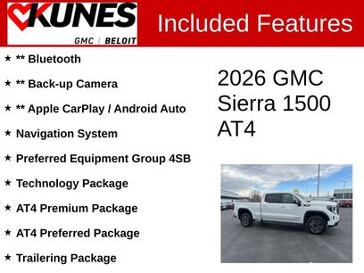 New 2026 GMC Sierra 1500 AT4 w/ AT4 Premium Package