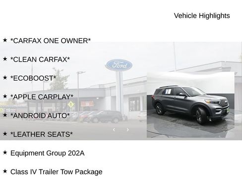 Used 2022 Ford Explorer XLT w/ Equipment Group 202A image 19