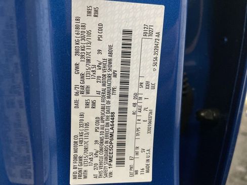 Used 2021 Ford Bronco Black Diamond w/ Sasquatch Package image 27