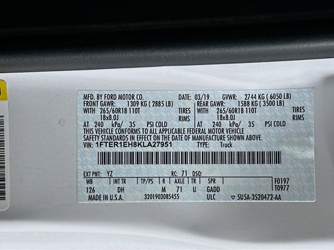 Used 2019 Ford Ranger Lariat image 12