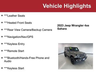 Used 2023 Jeep Wrangler Unlimited Sahara w/ Cold Weather Group video 2