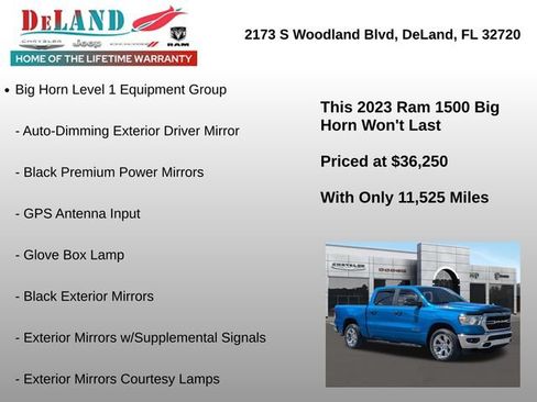 Used 2023 RAM 1500 Big Horn AWD/4WD image 12