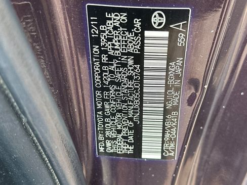 Used 2012 Scion iQ w/ Rear Speaker Pkg FWD image 32