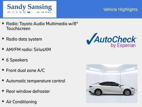 Used 2025 Toyota Camry LE FWD image 7