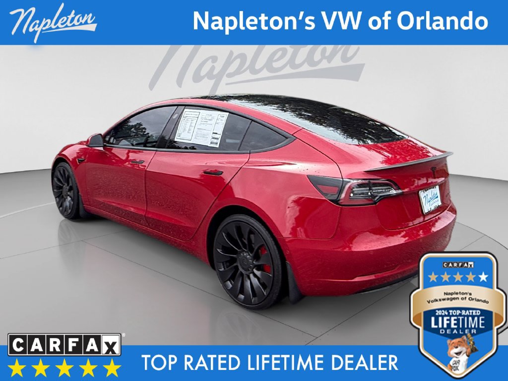 Used 2022 Tesla Model 3 Performance AWD/4WD image 3