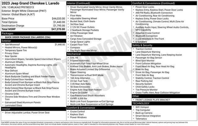 Used 2023 Jeep Grand Cherokee L Laredo AWD/4WD image 15