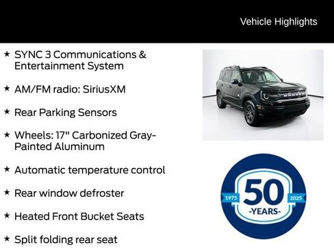 Certified 2022 Ford Bronco Sport Big Bend w/ Convenience Package AWD/4WD image 11