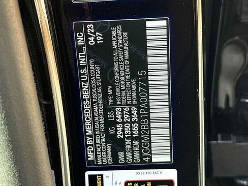 Certified 2023 Mercedes-Benz EQE 350+ SUV image 39