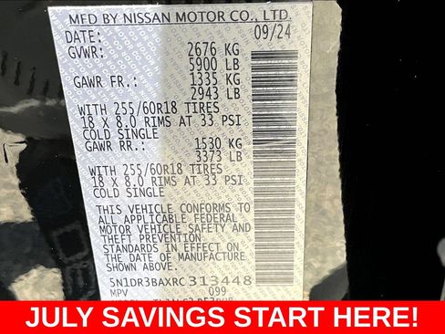 Used 2024 Nissan Pathfinder SV FWD image 25