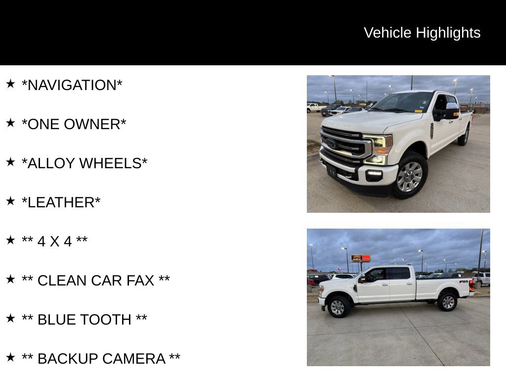 Used 2022 Ford F350 Platinum w/ FX4 Off-Road Package AWD/4WD image 4