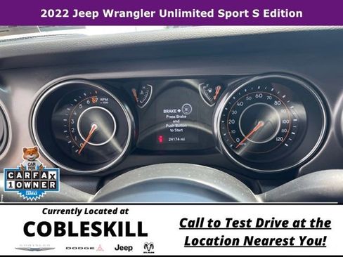 Used 2022 Jeep Wrangler Unlimited Sport AWD/4WD image 12