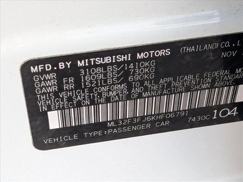 Used 2019 Mitsubishi Mirage G4 ES image 15
