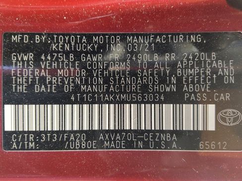 Used 2021 Toyota Camry LE image 33