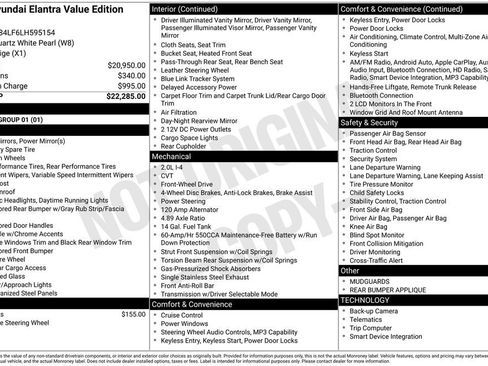 Used 2020 Hyundai Elantra Value Edition FWD image 4